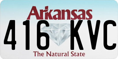AR license plate 416KVC