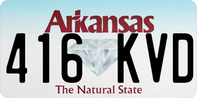 AR license plate 416KVD