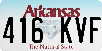AR license plate 416KVF