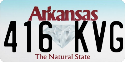 AR license plate 416KVG