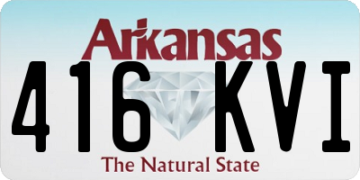 AR license plate 416KVI