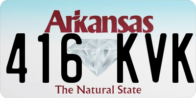 AR license plate 416KVK