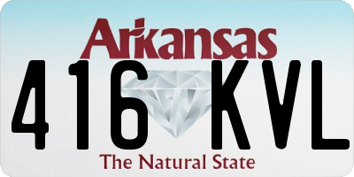 AR license plate 416KVL