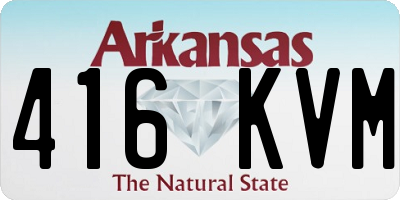 AR license plate 416KVM
