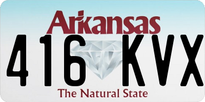 AR license plate 416KVX