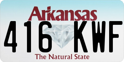 AR license plate 416KWF