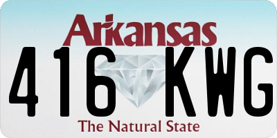 AR license plate 416KWG
