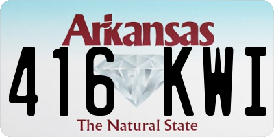 AR license plate 416KWI