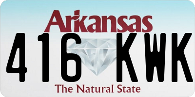 AR license plate 416KWK