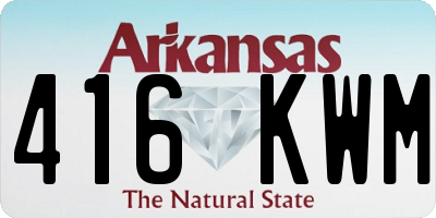 AR license plate 416KWM