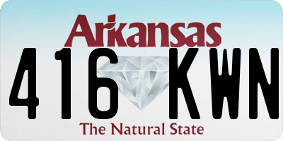 AR license plate 416KWN