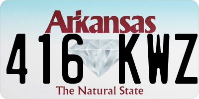 AR license plate 416KWZ