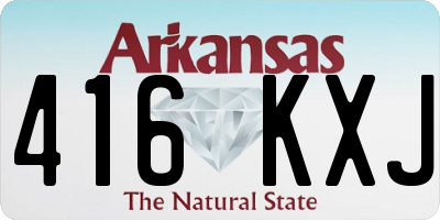 AR license plate 416KXJ