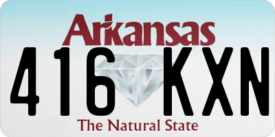 AR license plate 416KXN