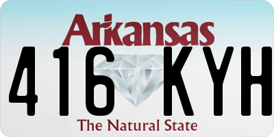 AR license plate 416KYH