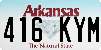AR license plate 416KYM