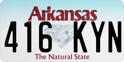 AR license plate 416KYN