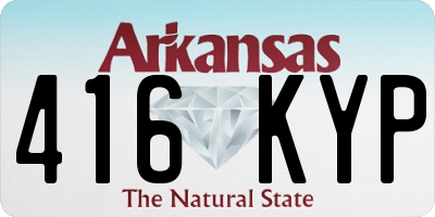 AR license plate 416KYP