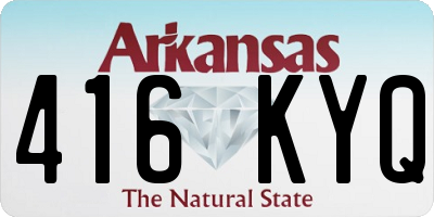 AR license plate 416KYQ