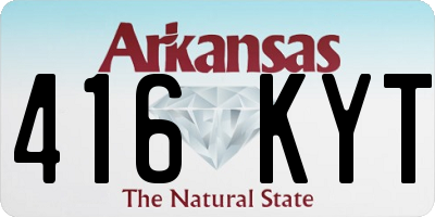 AR license plate 416KYT