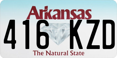 AR license plate 416KZD