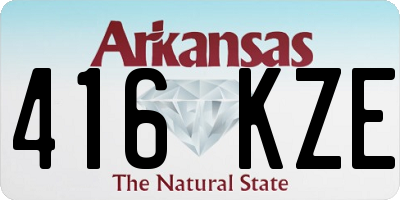 AR license plate 416KZE