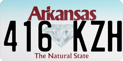 AR license plate 416KZH