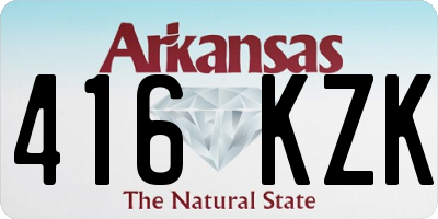 AR license plate 416KZK