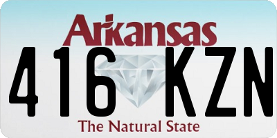 AR license plate 416KZN
