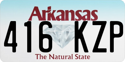 AR license plate 416KZP