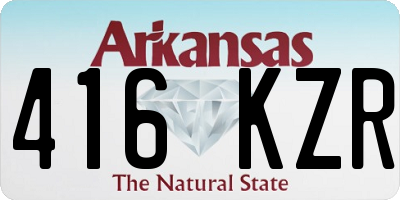 AR license plate 416KZR