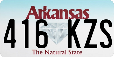 AR license plate 416KZS