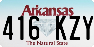 AR license plate 416KZY