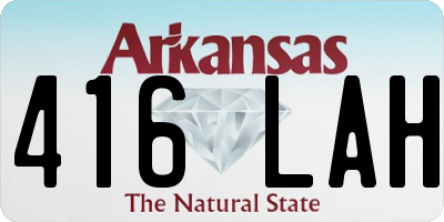 AR license plate 416LAH