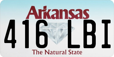 AR license plate 416LBI