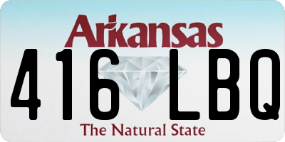 AR license plate 416LBQ