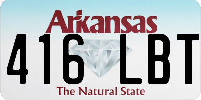 AR license plate 416LBT