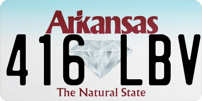AR license plate 416LBV