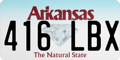 AR license plate 416LBX