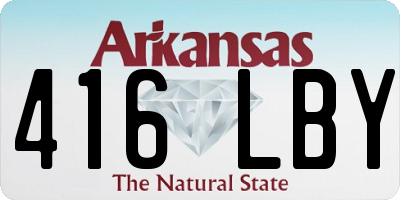 AR license plate 416LBY