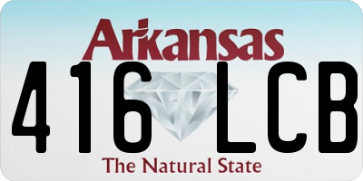 AR license plate 416LCB