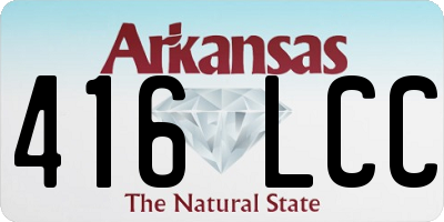 AR license plate 416LCC