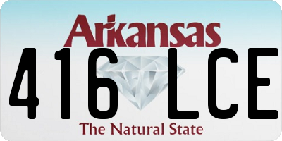 AR license plate 416LCE
