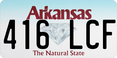 AR license plate 416LCF