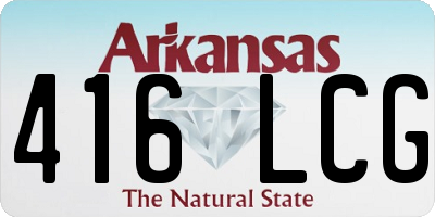 AR license plate 416LCG