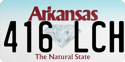 AR license plate 416LCH