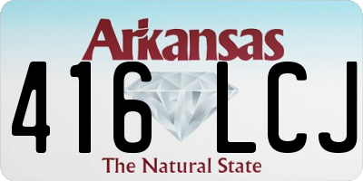 AR license plate 416LCJ