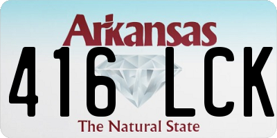 AR license plate 416LCK