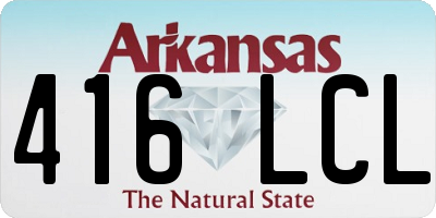 AR license plate 416LCL