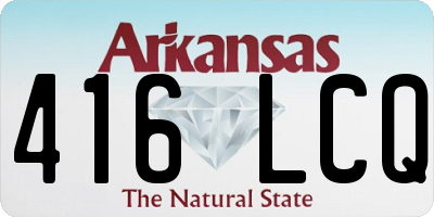 AR license plate 416LCQ